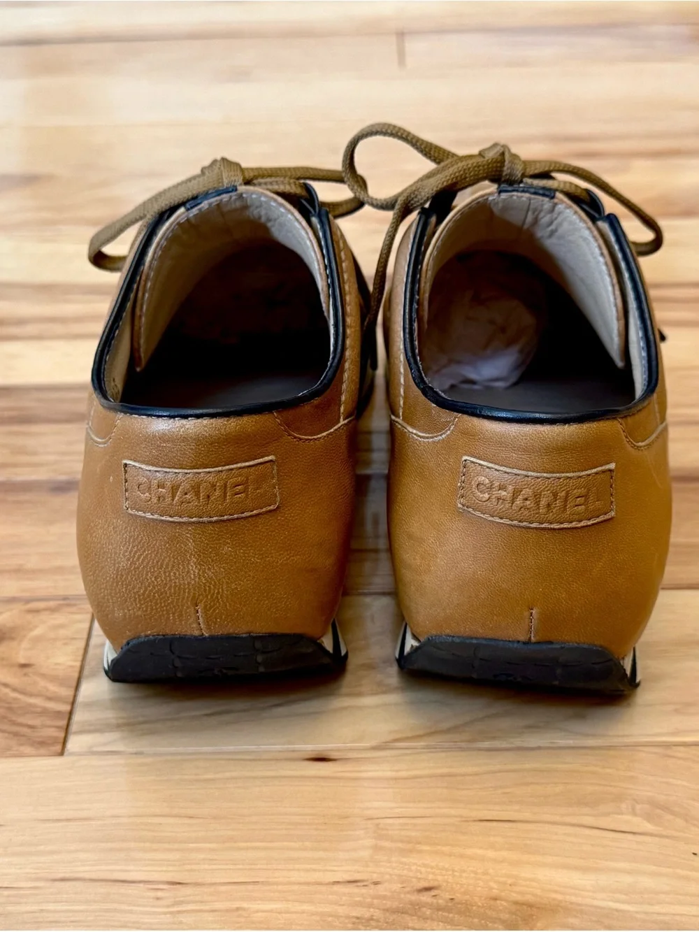 CHANEL authentic leather